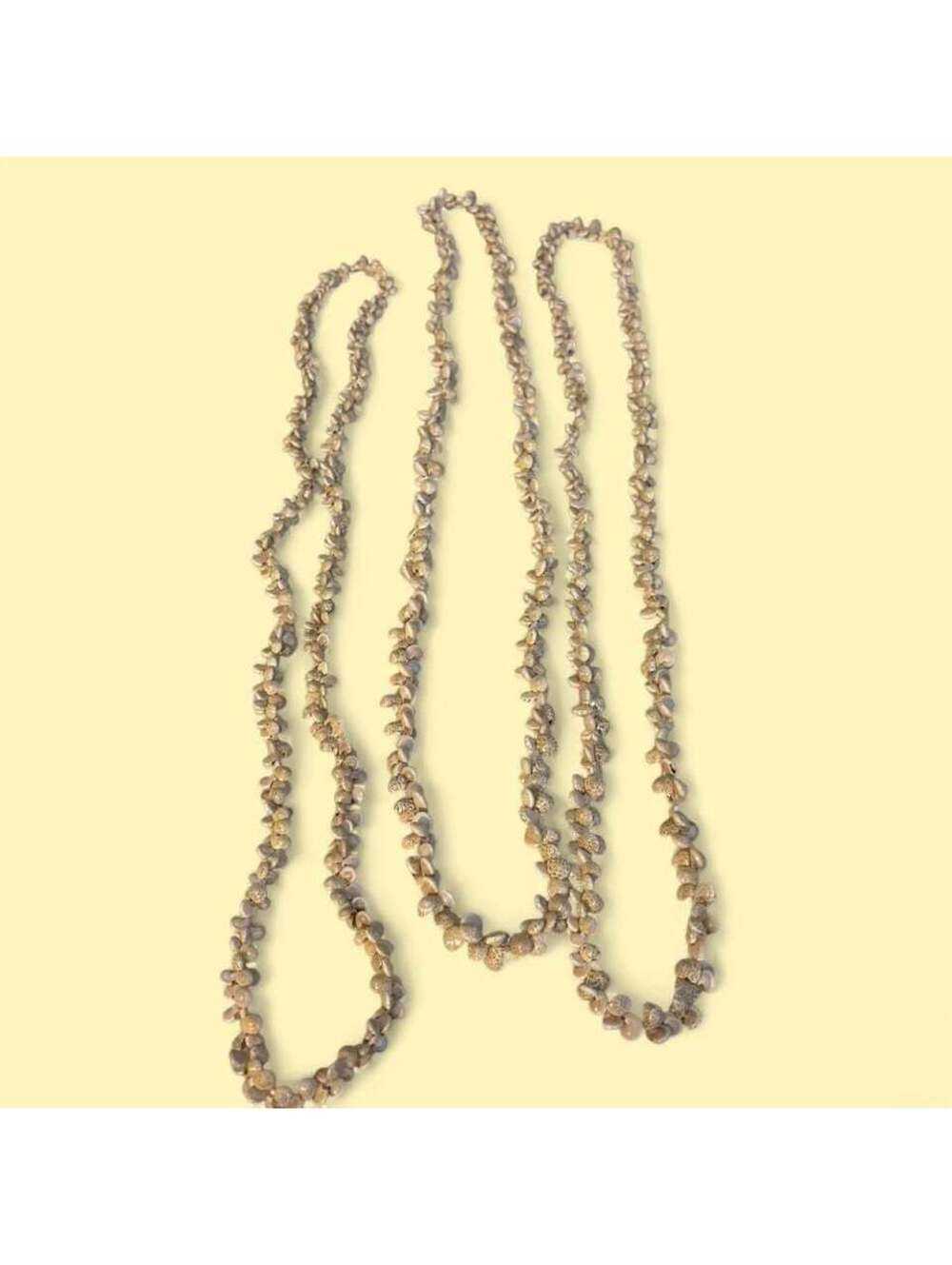 Three 18” Shell necklaces, great for summer #beachy #summervibes